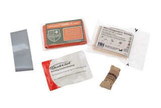 Blue force Gear Essential medical supplies for the micro trauma kit now pouch